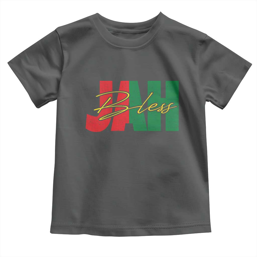 Rastafarian Jah Bless Toddler T Shirt Retro Reggae Rastafari Jamaica Rasta - Wonder Print Shop