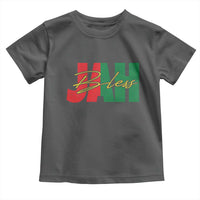 Rastafarian Jah Bless Toddler T Shirt Retro Reggae Rastafari Jamaica Rasta - Wonder Print Shop