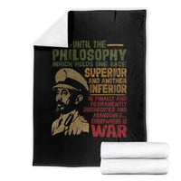 Haile Selassie Throw Blanket War Speech Lion of Judah Rasta Jah Bless - Wonder Print Shop