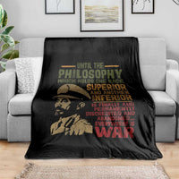Haile Selassie Throw Blanket War Speech Lion of Judah Rasta Jah Bless - Wonder Print Shop