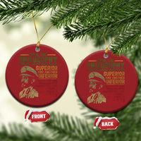 Haile Selassie Christmas Ornament War Speech Lion of Judah Rasta Jah Bless - Wonder Print Shop