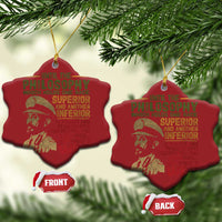 Haile Selassie Christmas Ornament War Speech Lion of Judah Rasta Jah Bless - Wonder Print Shop