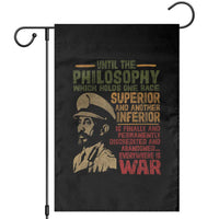 Haile Selassie Garden Flag War Speech Lion of Judah Rasta Jah Bless - Wonder Print Shop