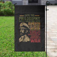 Haile Selassie Garden Flag War Speech Lion of Judah Rasta Jah Bless - Wonder Print Shop