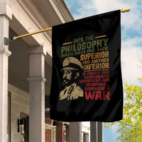 Haile Selassie Garden Flag War Speech Lion of Judah Rasta Jah Bless - Wonder Print Shop