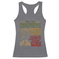 Haile Selassie Racerback Tank Top War Speech Lion of Judah Rasta Jah Bless - Wonder Print Shop