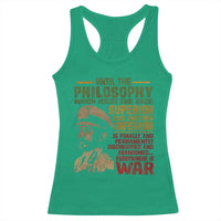 Haile Selassie Racerback Tank Top War Speech Lion of Judah Rasta Jah Bless - Wonder Print Shop