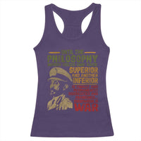 Haile Selassie Racerback Tank Top War Speech Lion of Judah Rasta Jah Bless - Wonder Print Shop