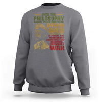 Haile Selassie Sweatshirt War Speech Lion of Judah Rasta Jah Bless - Wonder Print Shop
