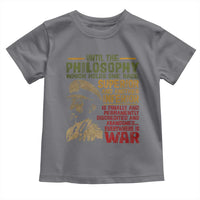 Haile Selassie Toddler T Shirt War Speech Lion of Judah Rasta Jah Bless - Wonder Print Shop