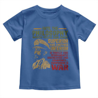 Haile Selassie Toddler T Shirt War Speech Lion of Judah Rasta Jah Bless - Wonder Print Shop