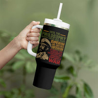 Haile Selassie Tumbler With Handle War Speech Lion of Judah Rasta Jah Bless - Wonder Print Shop