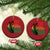Lion of Judah Christmas Ornament Rasta Haile Selassie War Speech Jah Bless - Wonder Print Shop