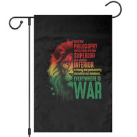 Lion of Judah Garden Flag Rasta Haile Selassie War Speech Jah Bless - Wonder Print Shop