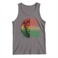 Lion of Judah Tank Top Rasta Haile Selassie War Speech Jah Bless - Wonder Print Shop