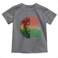 Lion of Judah Toddler T Shirt Rasta Haile Selassie War Speech Jah Bless - Wonder Print Shop