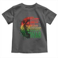 Lion of Judah Toddler T Shirt Rasta Haile Selassie War Speech Jah Bless - Wonder Print Shop