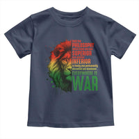 Lion of Judah Toddler T Shirt Rasta Haile Selassie War Speech Jah Bless - Wonder Print Shop