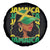 Proud Jamaican Afro Black Woman Jamaica Flag Pride Spare Tire Cover - Wonder Print Shop