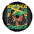 Proud Jamaican Afro Black Woman Jamaica Flag Pride Spare Tire Cover - Wonder Print Shop