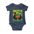 Proud Jamaican Afro Black Woman Jamaica Flag Pride Baby Onesie - Wonder Print Shop
