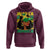 Proud Jamaican Afro Black Woman Jamaica Flag Pride Hoodie - Wonder Print Shop