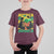Proud Jamaican Afro Black Woman Jamaica Flag Pride T Shirt For Kid - Wonder Print Shop