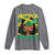 Proud Jamaican Afro Black Woman Jamaica Flag Pride Long Sleeve Shirt - Wonder Print Shop