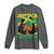 Proud Jamaican Afro Black Woman Jamaica Flag Pride Long Sleeve Shirt - Wonder Print Shop