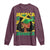 Proud Jamaican Afro Black Woman Jamaica Flag Pride Long Sleeve Shirt - Wonder Print Shop