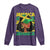 Proud Jamaican Afro Black Woman Jamaica Flag Pride Long Sleeve Shirt - Wonder Print Shop