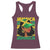 Proud Jamaican Afro Black Woman Jamaica Flag Pride Racerback Tank Top - Wonder Print Shop