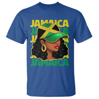 Proud Jamaican Afro Black Woman Jamaica Flag Pride T Shirt - Wonder Print Shop
