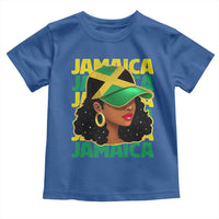 Proud Jamaican Afro Black Woman Jamaica Flag Pride Toddler T Shirt - Wonder Print Shop