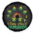 Little Miss Jamaica Spare Tire Cover Proud Jamaican Afro Black Girls Jamaica Flag Pride - Wonder Print Shop