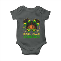 Little Miss Jamaica Baby Onesie Proud Jamaican Afro Black Girls Jamaica Flag Pride - Wonder Print Shop