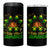 Little Miss Jamaica 4 in 1 Can Cooler Tumbler Proud Jamaican Afro Black Girls Jamaica Flag Pride - Wonder Print Shop