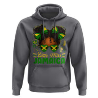 Little Miss Jamaica Hoodie Proud Jamaican Afro Black Girls Jamaica Flag Pride - Wonder Print Shop