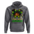 Little Miss Jamaica Hoodie Proud Jamaican Afro Black Girls Jamaica Flag Pride - Wonder Print Shop