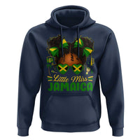 Little Miss Jamaica Hoodie Proud Jamaican Afro Black Girls Jamaica Flag Pride - Wonder Print Shop