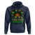 Little Miss Jamaica Hoodie Proud Jamaican Afro Black Girls Jamaica Flag Pride - Wonder Print Shop