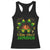 Little Miss Jamaica Racerback Tank Top Proud Jamaican Afro Black Girls Jamaica Flag Pride - Wonder Print Shop