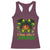 Little Miss Jamaica Racerback Tank Top Proud Jamaican Afro Black Girls Jamaica Flag Pride - Wonder Print Shop