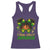 Little Miss Jamaica Racerback Tank Top Proud Jamaican Afro Black Girls Jamaica Flag Pride - Wonder Print Shop