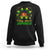 Little Miss Jamaica Sweatshirt Proud Jamaican Afro Black Girls Jamaica Flag Pride - Wonder Print Shop