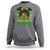 Little Miss Jamaica Sweatshirt Proud Jamaican Afro Black Girls Jamaica Flag Pride - Wonder Print Shop