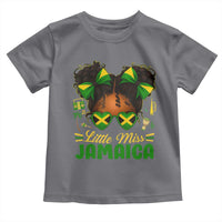 Little Miss Jamaica Toddler T Shirt Proud Jamaican Afro Black Girls Jamaica Flag Pride - Wonder Print Shop