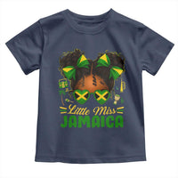 Little Miss Jamaica Toddler T Shirt Proud Jamaican Afro Black Girls Jamaica Flag Pride - Wonder Print Shop