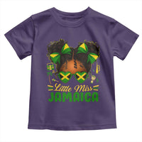 Little Miss Jamaica Toddler T Shirt Proud Jamaican Afro Black Girls Jamaica Flag Pride - Wonder Print Shop