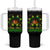 Little Miss Jamaica Tumbler With Handle Proud Jamaican Afro Black Girls Jamaica Flag Pride - Wonder Print Shop